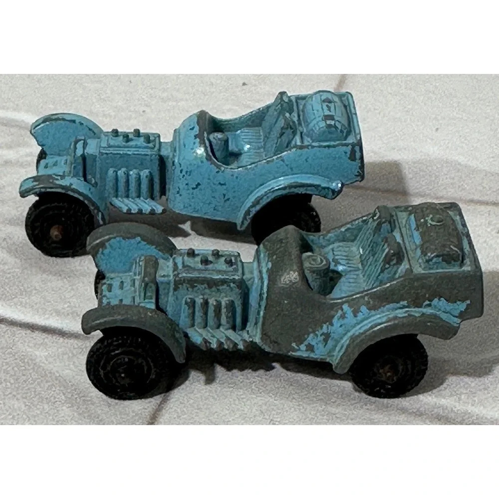 Vintage Diecast Tootsie Toys Car Lot 10pcs Fiat Abarth Tanker Truck‎ Roadster
